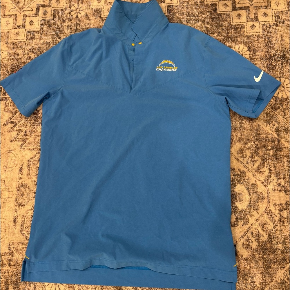 Los Angeles Chargers Sideline Coach Short Sleeve Shirt